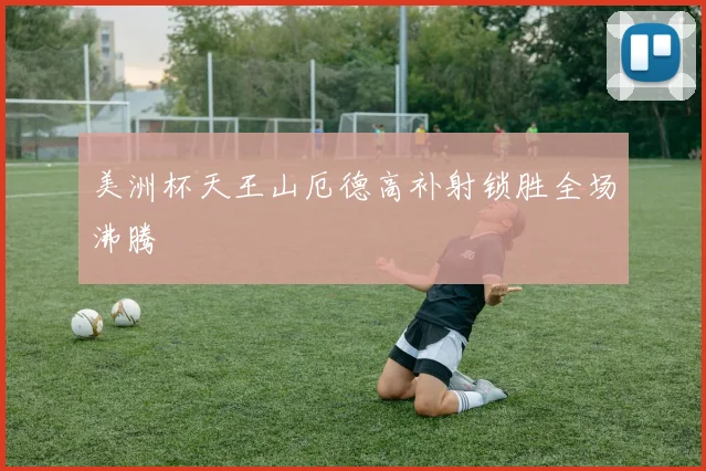 美洲杯天王山厄德高补射锁胜全场沸腾